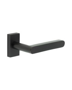 CR-101 Black Multi Point Rectangular Rose Door Handle