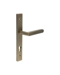 CR-101 Antique Brass Multi Point Backplate Door Handle