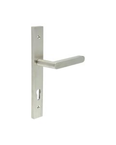 CR-101 Satin Stainless Steel Multi Point Backplate Door Handle
