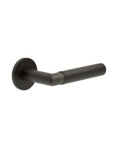 CR-102 Dark Bronze Sprung Round Rose Door Handle