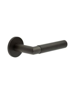 CR-102 Dark Bronze Unsprung Round Rose Door Handle