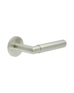 CR-102 Satin Stainless Steel Unsprung Round Rose Door Handle