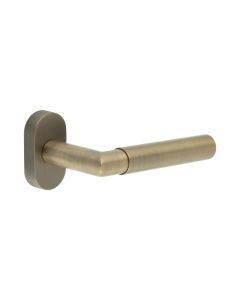CR-102 Antique Brass Multi Point Oval Rose Door Handle
