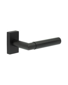 CR-102 Black Multi Point Rectangular Rose Door Handle