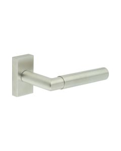 CR-102 Satin Stainless Steel Multi Point Rectangular Rose Door Handle