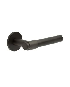 CR-103 Dark Bronze Unsprung Round Rose Door Handle