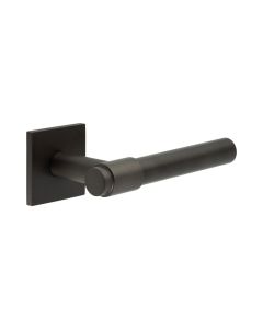 CR-103 Dark Bronze Sprung Square Rose Door Handle