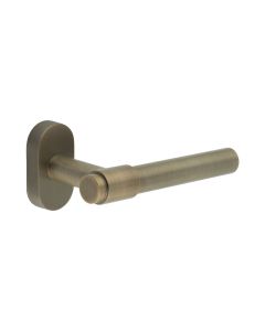 CR-103 Antique Brass Multi Point Oval Rose Door Handle