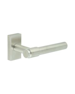 CR-103 Satin Stainless Steel Multi Point Rectangular Rose Door Handle