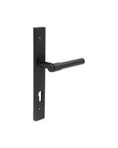 CR-103 Black Multi Point Backplate Door Handle