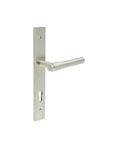 CR-103 Satin Stainless Steel Multi Point Backplate Door Handle