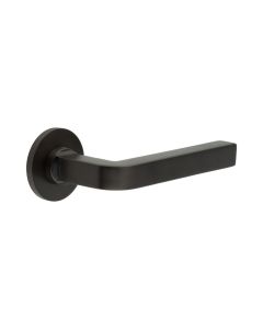 CR-104 Dark Bronze Sprung Round Rose Door Handle