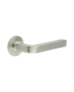 CR-104 Satin Stainless Steel Unsprung Round Rose Door Handle
