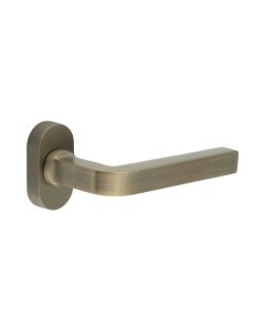CR-104 Antique Brass Multi Point Oval Rose Door Handle
