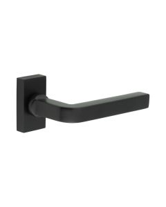 CR-104 Black Multi Point Rectangular Rose Door Handle