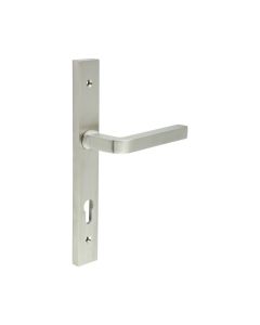 CR-104 Satin Stainless Steel Multi Point Backplate Door Handle