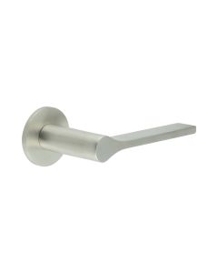 CR-105 Satin Stainless Steel Unsprung Round Rose Door Handle