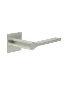 CR-105 Satin Stainless Steel Unsprung Square Rose Door Handle