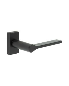 CR-105 Black Multi Point Rectangular Rose Door Handle