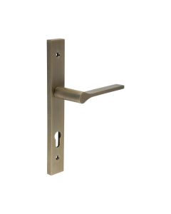 CR-105 Antique Brass Multi Point Backplate Door Handle