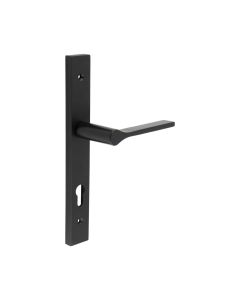 CR-105 Black Multi Point Backplate Door Handle