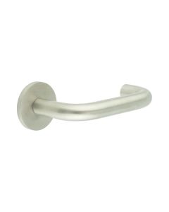 CR-106 Satin Stainless Steel Sprung Round Rose Door Handle