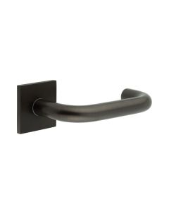 CR-106 Dark Bronze Sprung Square Rose Door Handle