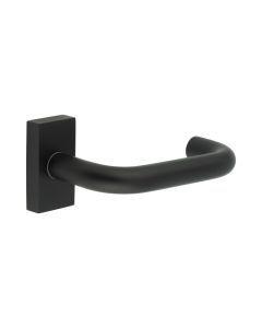 CR-106 Black Multi Point Rectangular Rose Door Handle