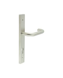 CR-106 Satin Stainless Steel Multi Point Backplate Door Handle