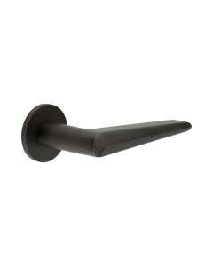 CR-107 Dark Bronze Sprung Round Rose Door Handle