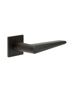 CR-107 Dark Bronze Unsprung Square Rose Door Handle