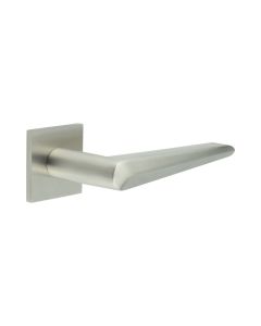 CR-107 Satin Stainless Steel Unsprung Square Rose Door Handle