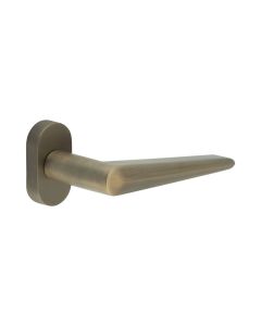 CR-107 Antique Brass Multi Point Oval Rose Door Handle