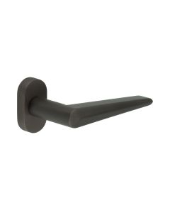 CR-107 Dark Bronze Multi Point Oval Rose Door Handle