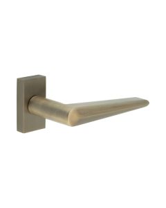 CR-107 Antique Brass Multi Point Rectangular Rose Door Handle