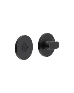 CR-801 Black Thumb Turn & Lock Round Rose