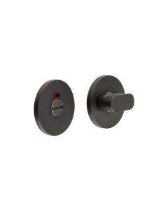 CR-801 Dark Bronze Thumb Turn & Lock Round Rose w/ Indicator
