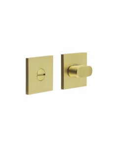 CR-801 Satin Brass Thumb Turn & Lock Square Rose