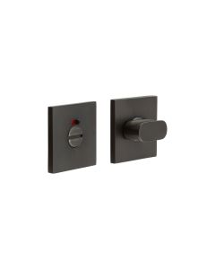 CR-801 Dark Bronze Thumb Turn & Lock Square Rose w/ Indicator