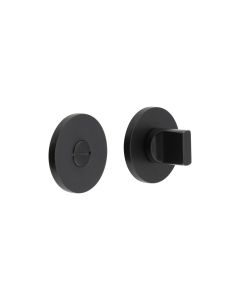 CR-802 Black Thumb Turn & Lock Round Rose