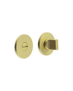 CR-802 Satin Brass Thumb Turn & Lock Round Rose