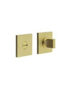CR-802 Satin Brass Thumb Turn & Lock Square Rose