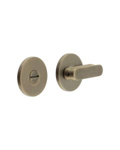 CR-803 Antique Brass Thumb Turn & Lock Round Rose