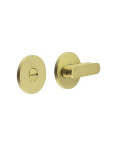 CR-803 Satin Brass Thumb Turn & Lock Round Rose