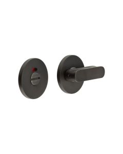 CR-803 Dark Bronze Thumb Turn & Lock Round Rose w/ Indicator
