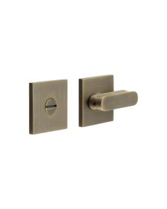 CR-803 Antique Brass Thumb Turn & Lock Square Rose