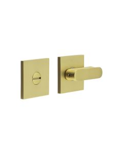 CR-803 Satin Brass Thumb Turn & Lock Square Rose
