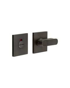 CR-803 Dark Bronze Thumb Turn & Lock Square Rose w/ Indicator