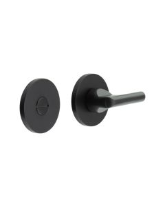CR-804 Black Thumb Turn & Lock Round Rose