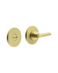 CR-804 Satin Brass Thumb Turn & Lock Round Rose